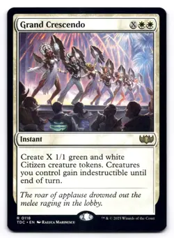 Grand Crescendo NM Commander: Tarkir: Dragonstorm 118 MTG Rare - Image 1