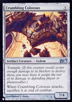 Crumbling Colossus - The List - MTG - 204 - NM - Image 1