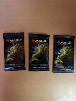 3x Ultimate Masters Brand New Sealed Booster Packs - Draft Sets MTG Magic Cards - Image 1