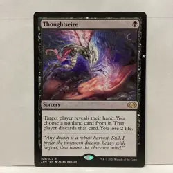 MTG Thoughtseize Magic: The Gathering Double Masters Rare #109 - Image 1