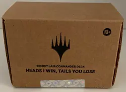 Magic the Gathering MTG Secret Lair Heads I Win Tails You Lose Commander Deck - Image 1