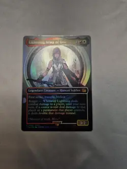 LIGHTNING, ARMY OF ONE (BORDERLESS) (0320) Final Fantasy FOIL #320 FIN(NM+)(MTG) - Image 1