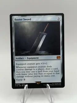 MTG - Buster Sword Final Fantasy Regular NM Pack Fresh #255 - Image 1