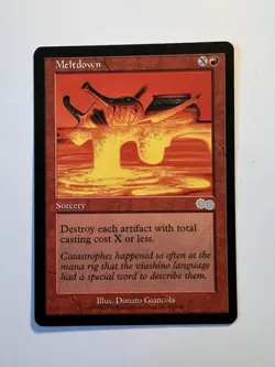 Meltdown - MTG Urza's Saga - NM - Image 1