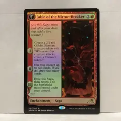 MTG Fable of the Mirror-Breaker Magic: The Gathering Neon Dynasty Rare Foil #141 - Image 1