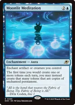 Moonlit Meditation - Edge of Eternities - MTG - #69 - NM - Image 1