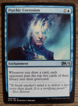 MTG ~ Psychic Corrosion ~ Magic Core Set 2019 (068/280) ~ Regular ~ English ~ NM - Image 1