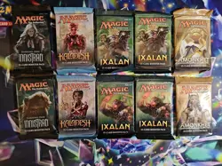 10x MTG Booster Packs Lot - Shadows Over Innistrad (2), Kaladesh (2), Ixalan (4) - Image 1