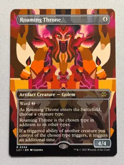 Roaming Throne - Borderless - Lost Caverns of Ixalan - NM MTG - Image 1