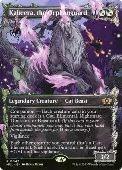 Kaheera, the Orphanguard - Foil Extended Art Showcase MUL NM MTG - Image 1