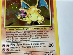 Pokemon Charizard 4/102 Base Set Holo Rare 120 HP Card English - Image 4