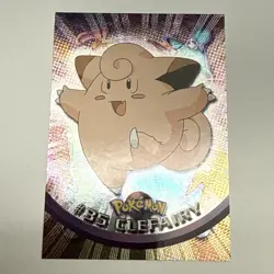 Pokemon #35 Clefairy Foil Holo Topps Chrome 2000 Animation Series 1 Vintage NM - Image 1