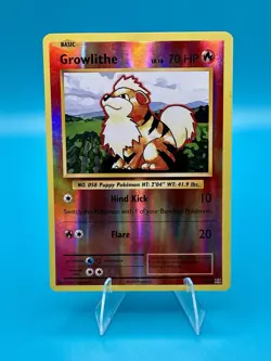Pokemon TCG 2016 Growlithe 17/108 Reverse Holo XY Evolutions LP - Image 1
