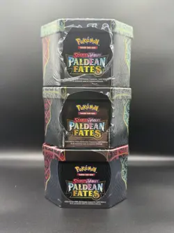 Paldean Fates Set Of Tins New & Sealed Pokemon TCG - Image 2
