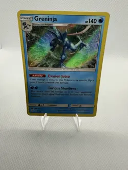 The Pokemon Company Greninja Detective Pikachu 9/18 Holo Rare 140 HP Eng 2019 - Image 1
