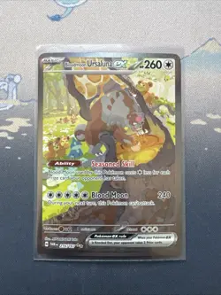 Pokemon Bloodmoon Ursaluna EX 216/167 SV06 Twilight Masquerade Holo SIR Full Art - Image 1