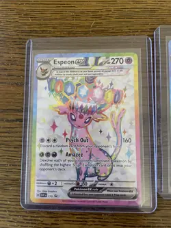 Pokemon TCG - Umbreon ex 176 & Espeon ex 175 Prismatic Evolutions Ultra Rare NM - Image 3