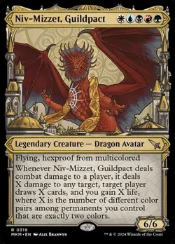 Niv-Mizzet, Guildpact (#319) - Foil Showcase MKM NM MTG - Image 1