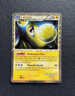 Pokemon Lanturn Prime 86/95 HS Unleashed Ultra Rare Holo HGSS 2010 - Image 1
