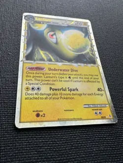 Pokemon Lanturn Prime 86/95 HS Unleashed Ultra Rare Holo HGSS 2010 - Image 2