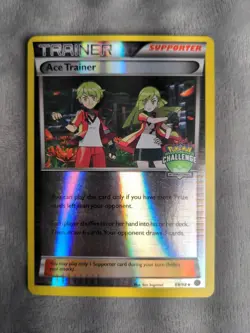 Ace Trainer 69/98 International Challenge Stamped Promo Pokemon TCG LP - Image 3