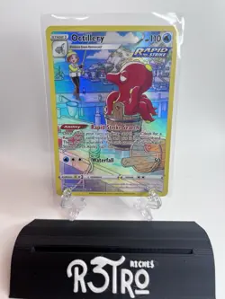 NM OCTILLERY 2022 Pokemon Brilliant Stars FULL ART Holo Ultra Rare POKEMON TG03 - Image 1
