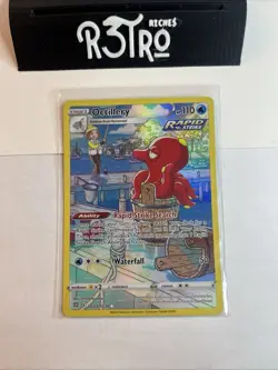 NM OCTILLERY 2022 Pokemon Brilliant Stars FULL ART Holo Ultra Rare POKEMON TG03 - Image 3