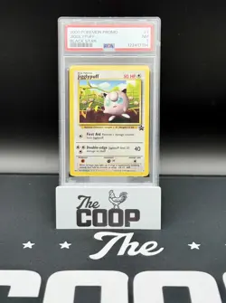 2000 Pokemon Promo #7 - Jigglypuff - Black Star - PSA 7 - new slab - Image 1