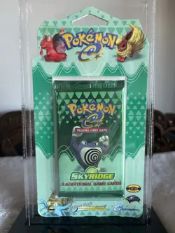 Pokemon Skyridge Poliwhirl Blister Sealed Extremely Rare Vintage Pack. Fresh!! 76930965085 - Image 1