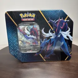 Pokemon Divergent Powers Tin Hisuian Samurott V Factory Sealed - Image 1