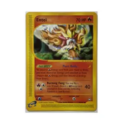 Entei 10/147 Englisch Aquapolis 2002 Holo Rare Basisform Feuer Pokemon TCG - Image 1