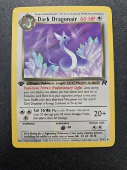 Pokemon 1st Edition Team Rocket Dark Dragonair 33/82 EXC-NEAR MINT - Image 1