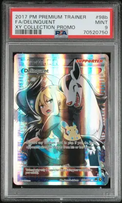 Pokemon! PSA 9 Delinquent 98b/122 XY - Collection Promo Premium Trainer - MINT - Image 1