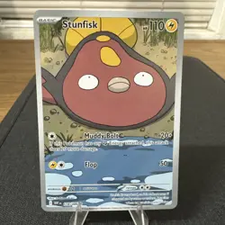 Stunfisk 118/086 Holo Illustration Rare White Flare Pokemon Near Mint - Image 1