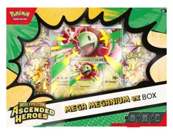 Pokemon TCG - Mega Evolution Ascended Heroes Mega Meganium EX Box - PRE-SALE - Image 1
