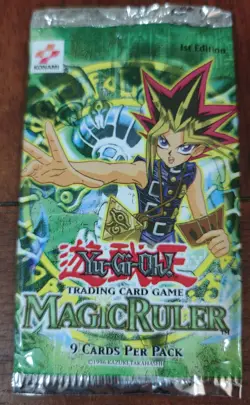 Yugioh MRL Magic Ruler 1st Edition EMPTY Booster Pack Vintage - Image 2