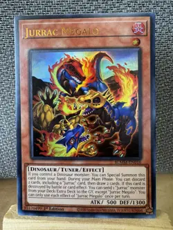 Jurrac Megalo - BLMM-EN016 - Ultra Rare 1st Edition Yugioh - Image 1
