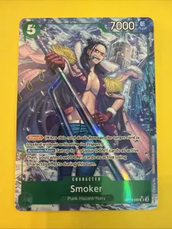 One Piece CG Smoker OP10-030 Royal Blood Parallel Super Rare! - Image 1