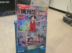 One Piece US Voyage College basketball Tour Limited Edition Luffy Trading card - Image 1