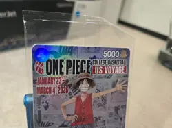 One Piece US Voyage College basketball Tour Limited Edition Luffy Trading card - Image 2