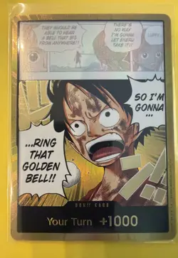 One Piece Gold Don!! Luffy Ring That Golden Bell ENG OP15 Kami’s Island Lot 17 - Image 2