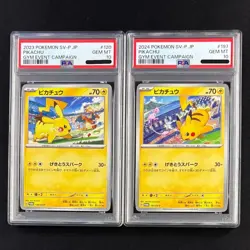 PSA 10 Pikachu 197/SV-P 120/SV-P Sequential Gym Promo Pokemon Card Japanese - Image 1