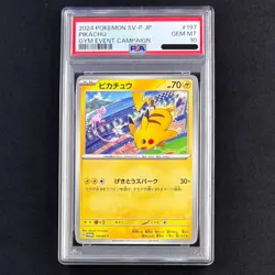 PSA 10 Pikachu 197/SV-P 120/SV-P Sequential Gym Promo Pokemon Card Japanese - Image 5