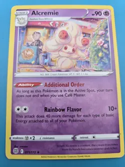 Alcremie Regular Rare Psychic 2022 Brilliant Stars Pokemon TCG Card 071/172 LP - Image 1