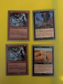 Boil x2, Choking Sands, Nekrataal . World Championship Gold Border1999 MTG Card. - Image 1