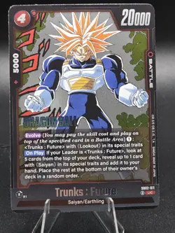 Super Trunks : Future SB02-011 Foil Dragon Ball Super Card Game | NM - Image 1
