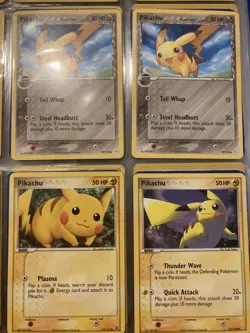 9 Pikachu Pokemon Cards - Image 4