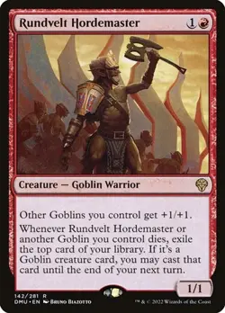 Rundvelt Hordemaster - Foil DMU NM MTG - Image 1