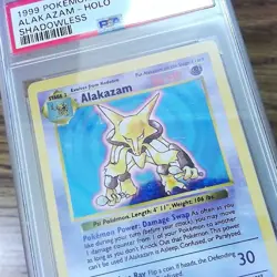 BASE Alakazam 1/102 Shadowless Graded Pokemon Card - PSA 5 - Image 2