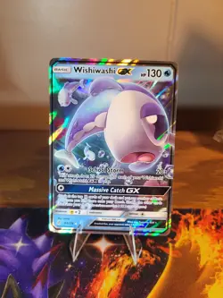 Wishiwashi GX - 63/236 - Pokemon Cosmic Eclipse Sun & Moon Ultra Rare Card NM - Image 1